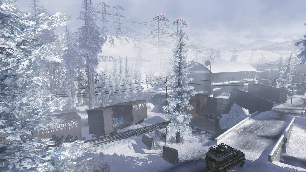 Modern Warfare Snow Map Derail | Call Of Duty Wiki | Fandom