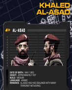 Al-Asad's dossier