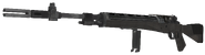 Render of the M14's model with a Foregrip (without the magazine).