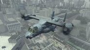The Osprey Gunner in flight, note that there is no pilot.