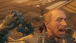 Taylor's DNI ripped out of his head