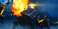 Giant Robot Destroyed BO3