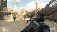 The HUD in Call of Duty: Black Ops II.