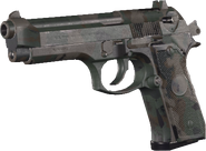 M9 with Woodland camouflage.