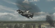 The Mi-24 Hind, used by enemy factions.