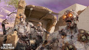 A group of Zombies in Zombies Onslaught.