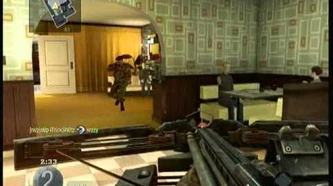 Gameplay in Call of Duty: Black Ops on Sticks and Stones.