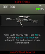 The EBR-800 being unlocked in Zombies