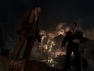 Prezydent rozmawia z Makarowem