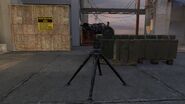 A deployed Sentry Gun in Call of Duty: Modern Warfare 3.