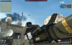 A Counter-UAV flying above Dome.