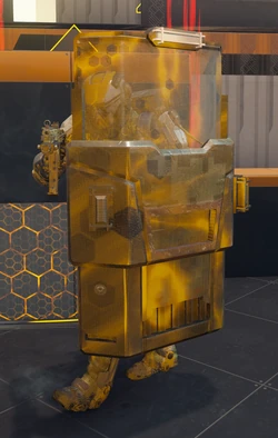 An enemy using the Assault Shield in Combat Immersion