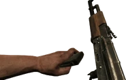 AK-47 Reloading BO.png (927 KB) Reloading the AK47, note the empty magazine being inserted.
