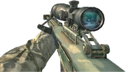 Barrett .50cal with Woodland camouflage.