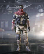 Woods in "Sand Snake" uniform in-game.