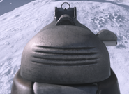 The default Iron Sights of the PPSh-41.