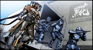Atlas soldiers raiding Kurohana.