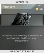 Phantom being unlocked in multiplayer.