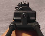 The default Iron Sights of the TEC-9.