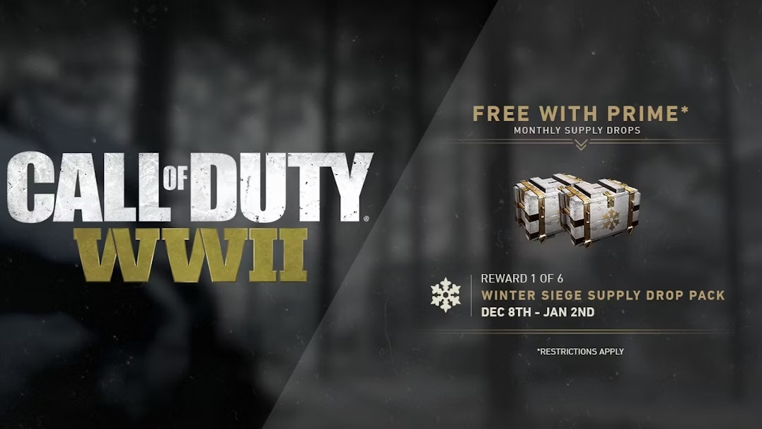 Call of Duty Prime Gaming Rewards (December 2023)