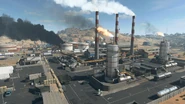 Overview of the Rohan Oil Refinery.