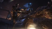 Weaver preparing to shoot a Ravager.