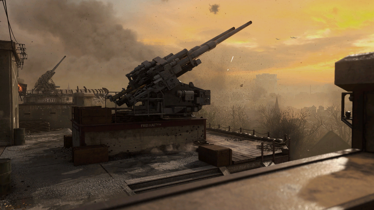 Call of Duty WW2 - FLAK TOWER - 1v1 Split-Screen (PS4 Pro) 