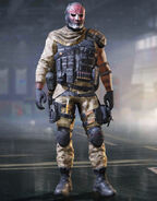 Jackal's "War Paint" uniform in-game.