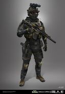 Concept Art of "Oni Tactical" skin.