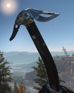 Pickaxe as seen in First Person view.