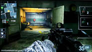 A player in the map Intel, using the Galil Assault Rifle.