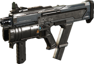 The Raijin-EMX with its underbarrel Tactical EMP Launcher