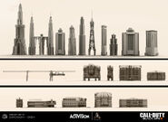 Buildings ConceptArt 3D ShadowsOfEvil BOIII