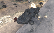 Destroyed BTR-80 The Enemy of my Enemy MW2
