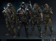 Concept art of Red Team 141.