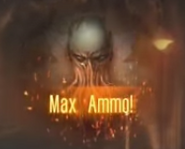 The unique Max Ammo icon for Shadows of Evil, before being replaced by the default icon.