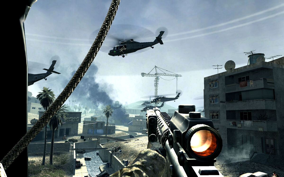 Call of duty 1 без торрента. Call of Duty 4 Modern Warfare 1. Call of Duty 2000. Modern Warfare 2. Зенитка Call of Duty.