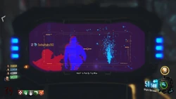 Aiming down with the Thermal Sight in Zombies mode