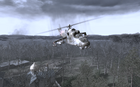 Mi-24 flying over the church All Ghillied Up COD4