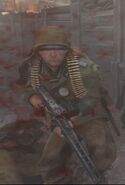 Afrika corps machine gunner