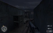 Getting out of the trench system.