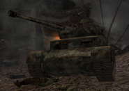 A Panzer IV at the beginning of "We've Been Through Worse"