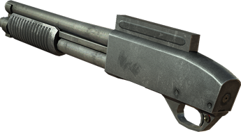 m16 with shotgun attached