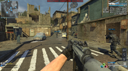 The SMG5SD in first person.