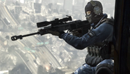 Another view of Riley in Ghosts, here holding Lynx sniper rifle