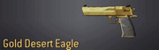 Gold desert eagle