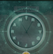 Moscow Clock + R-834 Slide - "REH"