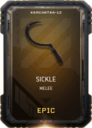 Sickle supply drop card