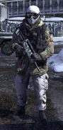 An Spetsnaz soldier with a FAMAS.