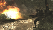 Flamethrower being used WaW